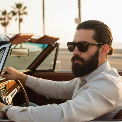 Drifter UV400 Retro Sunglasses - Classic Style Unisex Eyewear for Fashion & Travel, Lightweight Outdoor Shades for Men & Women