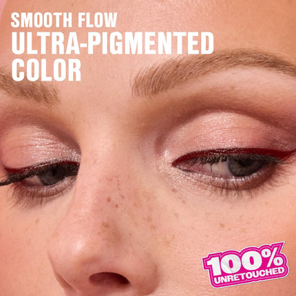 wet n wild Mega Last Breakup Proof Liquid Eyeliner – Waterproof Brown Eyeliner with Ultra-Fine Brush Tip, 16-Hour Long-Lasting Wear, Vegan & Cruelty-Free Makeup