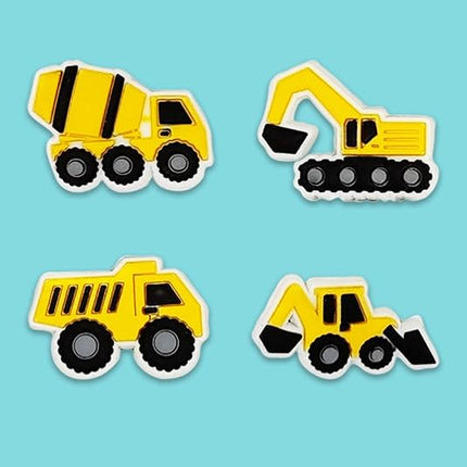 19Pcs|30Pcs Truck Cars Shoe Charms PVC Shoe Jewelry Decoration,Accessories Pins for Boys Girls and Teens Party Favors Birthday Gifts