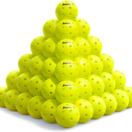 Franklin Sports X-40 Outdoor Pickleballs - Official Ball of USA Pickleball, APP Tour + US Open - Regulation Size