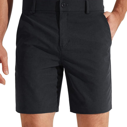 Mens Golf Shorts 7"/9" Work Dress Shorts Casual Flat Front Hybrid Short Lightweight Quick Dry Water Resistant
