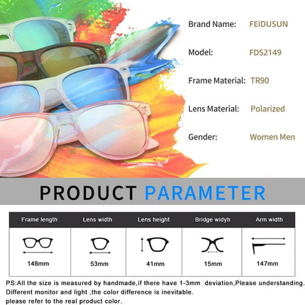 Sunglasses Men Polarized Sunglasses for Mens and Womens,Black Retro Sun Glasses Driving Fishing UV Protection