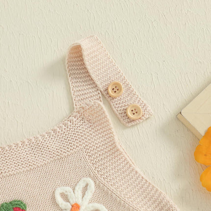 Baby Sweater Knit Romper Newborn Girl Strawberry Sweaters Onesie Overalls Fall Winter Clothes Summer Outfit