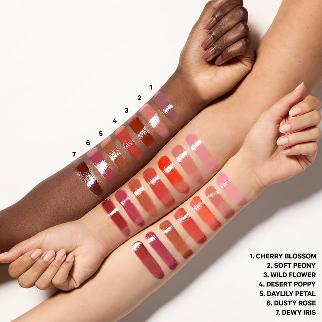 Lush Lip Tinted Oil, Moisturizing Lip Oil for Nourishing & Conditioning Lips, Adds Sheer Color, Vegan & Cruelty-Free, Daylily Petal