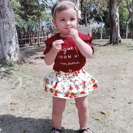 Newborn Infant Baby Girl Clothes Romper Shorts Set Floral Summer Outfits Cute Baby Clothes Girl