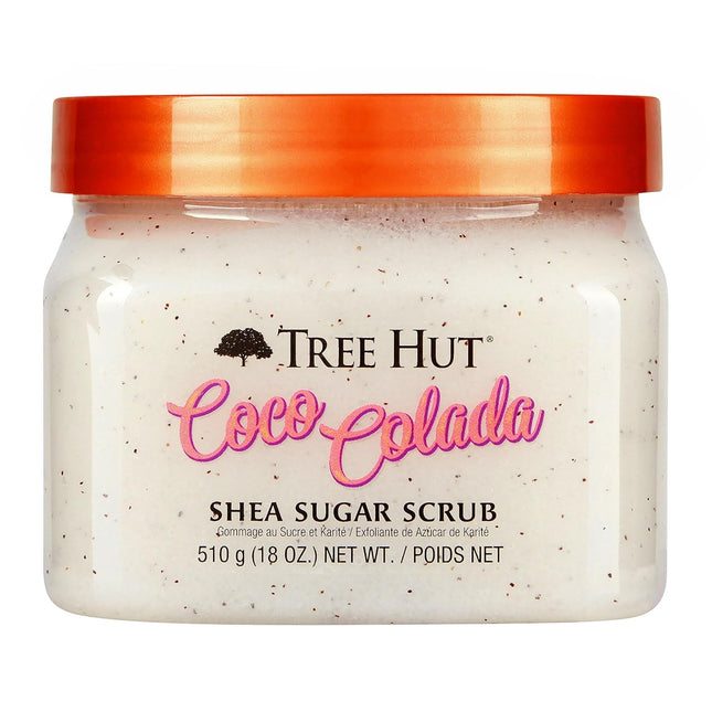 Coco Colada Body Scrub, Exfoliating & Hydrating Sugar Scrub with Shea Butter & Essential Oils, Smooth Skin, Body Exfoliator for All Skin Types, Self Care Gifts for Women, Vegan, 18 Oz