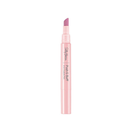 Push & Buff 2-In-1 Cuticle Care Treatment Pen | Exfoliates, Polishes and Smooths Cuticles | Textured Tip for Instant Results | Easy, Mess-Free Nail Care on the Go