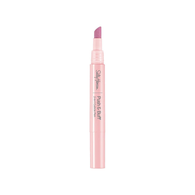 Push & Buff 2-In-1 Cuticle Care Treatment Pen | Exfoliates, Polishes and Smooths Cuticles | Textured Tip for Instant Results | Easy, Mess-Free Nail Care on the Go