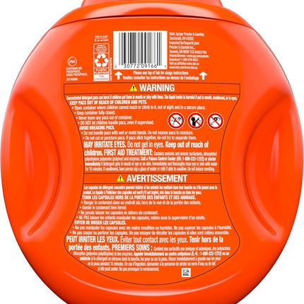PODS Laundry Detergent Pacs, 3-In-1 Stain Remover, Odor Fighter, Color Protector, 76 Count, HE Compatible, Spring Meadow Scent