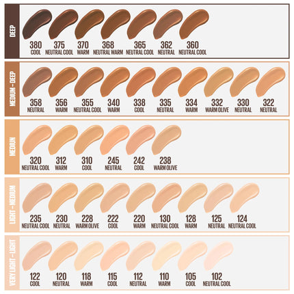 Fit Me Matte + Poreless Liquid Foundation Makeup, 120 Classic Ivory, 1 Fl Oz