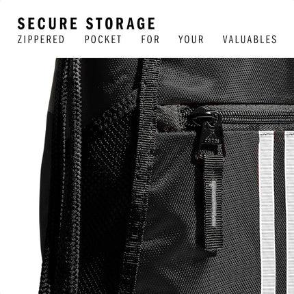 Adidas Alliance Sackpack – Drawstring Backpack for Sports, Small Gym Bag, Black/2, OSFA
