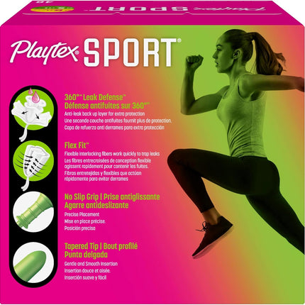 Sport Tampons Multipack (24Ct Regular/24Ct Super), Fragrance-Free - 48Ct | Tampons Regular and Super,  Tampon Multipack, Feminine Care with 360 Leak Defense