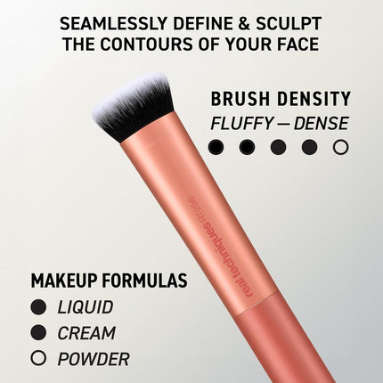 Face Base 4 Piece Makeup Brush Set, Makeup Brushes Set for Foundation, Concealer, Contour & Powder, Cruelty-Free Synthetic Bristles