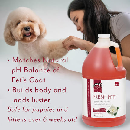 Fresh Pet Shampoo, 1-Gallon,Black