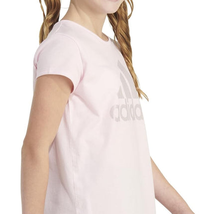 Adidas Girls' Short Sleeve Scoop Neck Tee T-Shirt