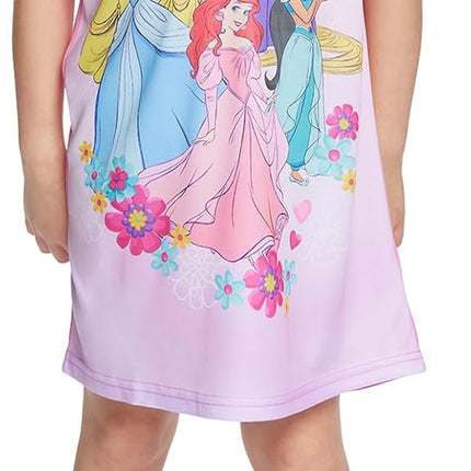 Girls' 3-Pack Nightgowns, Comfortable Sleepwear Gown, Soft & Cute Pajamas for Kids
