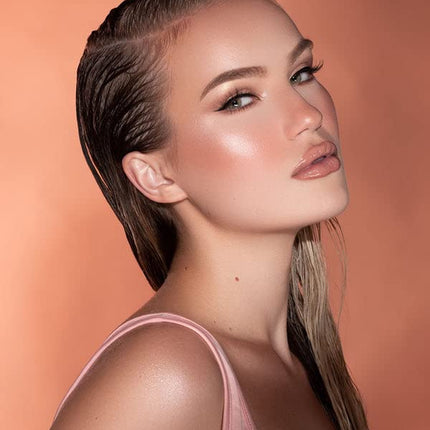 Glow Bloom Liquid Waterproof Highlighter Long Lasting Cream Highlighter with Shimmer Dewy Finish - Vanilla Frost