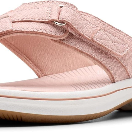 Clarks Women’s Breeze Sea Flip-Flops – Adjustable Lightweight Casual Sandals