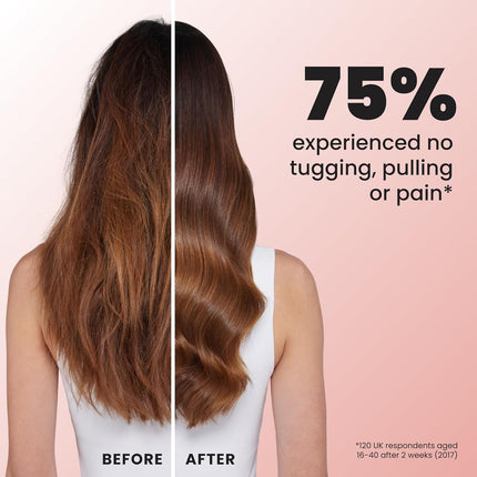 Ultimate Detangler Brush for Wet & Dry Hair, Eliminates Knots & Reduces Breakage for Straight to Wavy Hair Types, Apricot Blaze