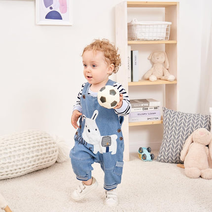 Cute Baby Boy Clothes Suit Toddler Boys' Striped Long Sleeve T-Shirt+Denim Overalls Jumpsuit Pants Outfits Sets