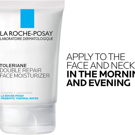 Toleriane Double Repair Face Moisturizer, Daily Moisturizer Face Cream with Ceramide and Niacinamide for All Skin Types