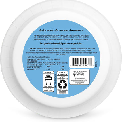 Ultra Disposable Paper Bowls, 20 Oz, Microwave Safe, Soak Proof, Strong & Sturdy, White, 50 Count (Pack of 2), Packaging May Vary