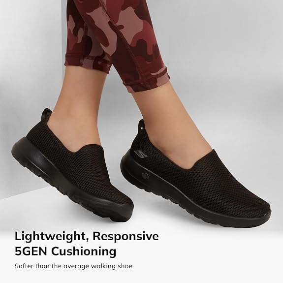 Skechers GO WALK Joy Women's Slip-On Sneakers – Breathable Mesh Walking Shoes with 5GEN Cushioning