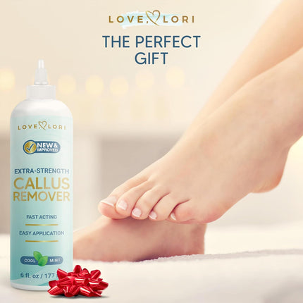 Extra Strength Foot Callus Remover Gel – Professional Foot Care Pedicure Treatment 6oz