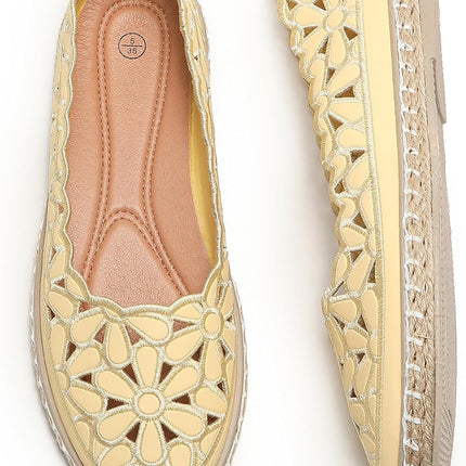HEAWISH Women’s Daisy Ballet Flats – Round Toe Slip-On Casual Walking Shoes