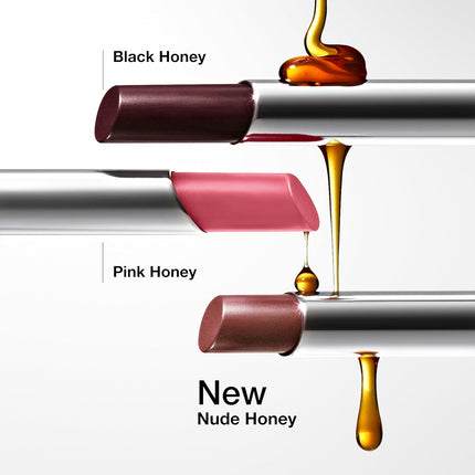 Clinique Almost Lipstick Tinted Lip Balm – Sheer Lip Color, 0.06 oz, Black Honey, Pink Honey & Nude Honey