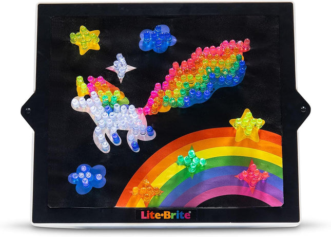 Lite Brite Classic Light Art Drawing Toy – Retro STEM Learning Activity for Kids Ages 4+ – Educational Creative Gift for Boys & Girls