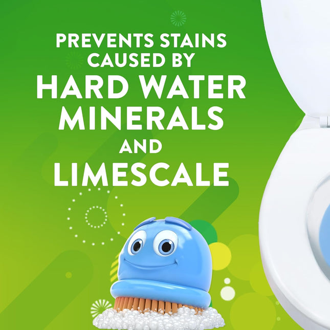 Scrubbing Bubbles Continuous Clean Toilet Drop-Ins – Automatic Blue Toilet Bowl Cleaner, Septic-Safe Tablets for Hard Water Mineral and Limescale Removal, Stain and Odor Protection, 3 Count (Single Pack)