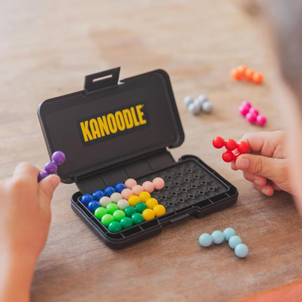 Educational Insights Kanoodle Brain Teaser Puzzle Game – 2D & 3D Logic Puzzles with 12 Pieces & Carrying Case, Ages 7+