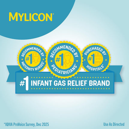 Baby Digestive Comfort Gas Drops – Dye-Free Infant Gas Relief Formula, 1 Fluid Ounce