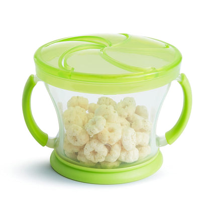 Munchkin Snack Catcher Toddler Cups 2-Pack – 9 oz Spill-Proof Snack Containers with Soft Flap Lids