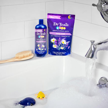 Kids 3-In-1 Sleep Bubble Bath, Body Wash & Shampoo with Melatonin & Essential Oil, Lavender Scent, 20 Fl Oz (Pack of 3)