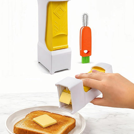 One-Click Butter Cutter & Slicer,Measuring Dispenser & Airtight Keeper