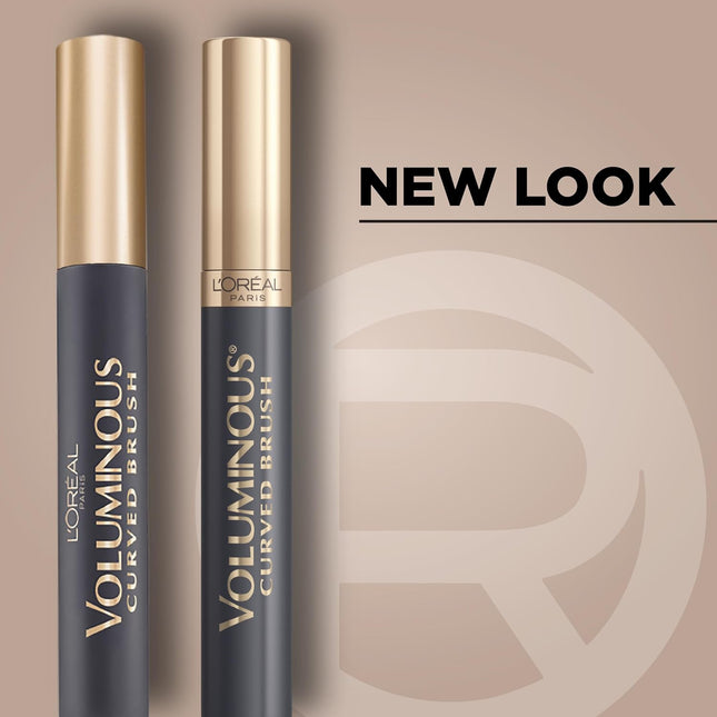 L'Oréal Paris Original Voluminous Mascara – Washable Lengthening & Volumizing Mascara with Curved Brush, Black, 0.26 Fl Oz, 2-Pack