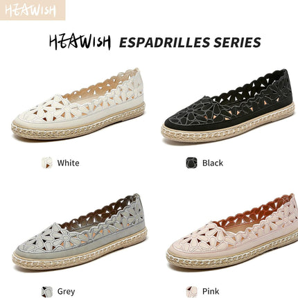 HEAWISH Women’s Daisy Ballet Flats – Round Toe Slip-On Casual Walking Shoes