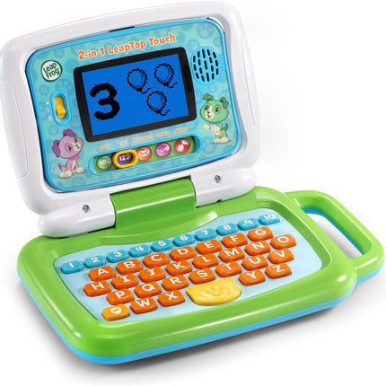 LeapFrog 2-in-1 LeapTop Touch – Interactive Laptop & Tablet Learning Toy, Ages 2–5