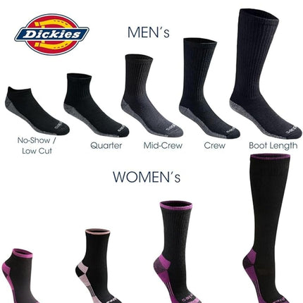 Men'S Dri-Tech Essential Moisture Control Crew Socks, Available in M-XXL (6, 12 Pairs)