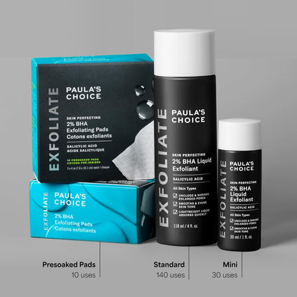 Paula’s Choice Skin Perfecting 2% BHA Liquid Exfoliant – Salicylic Acid Face Exfoliator for Clogged Pores, Blackheads & Fine Lines, Fragrance-Free Facial Treatment