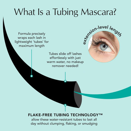 Thrive Causemetics Thrive Liquid Lash Extensions Tubing Mascara – Lengthening, Volumizing & Curling Mascara, Smudge-Proof, Washable, No Clumping or Flaking, Vegan, Brynn Rich Black