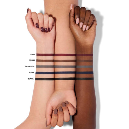 e.l.f. No Budge Retractable Eyeliner – Creamy Ultra-Pigmented Waterproof Eyeliner Pencil for Bold Defined Eyes, Long-Lasting, Vegan & Cruelty-Free, Coffee