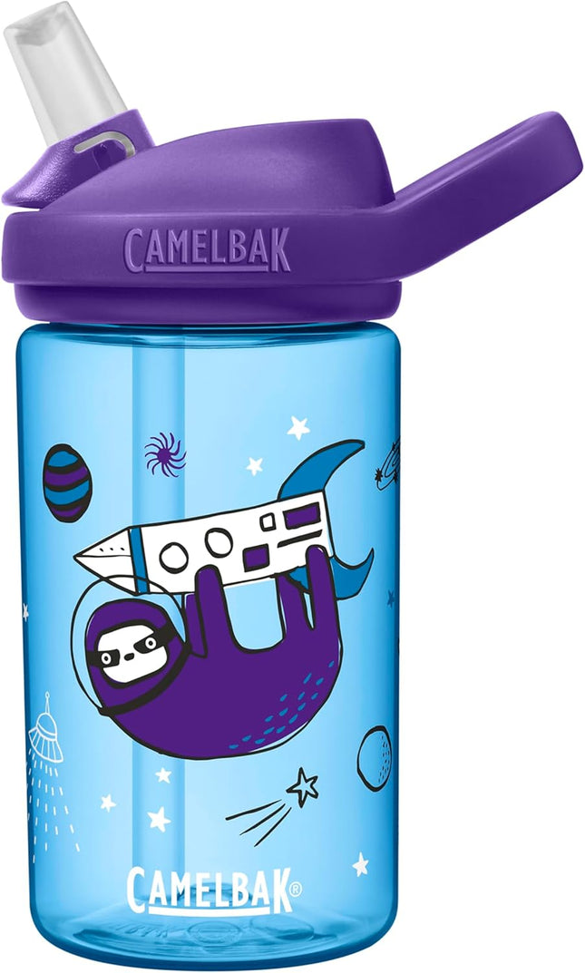 CamelBak Eddy+ Kids Water Bottle – 14 oz BPA-Free Leak-Resistant Water Bottle with Bite Valve Straw, Easy Sip Reusable Hydration Bottle for School, Sports & Everyday Use