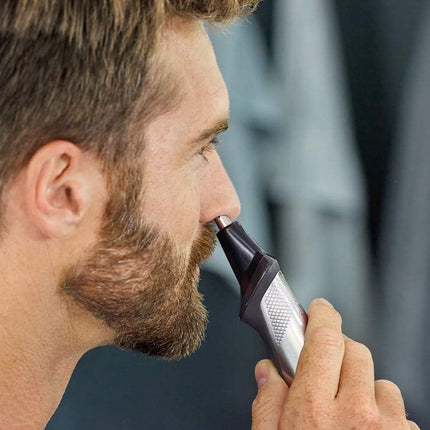 Philips Multigroom Series 7000 23 Piece Mens Grooming Kit, Trimmer for Beard, Head, Body, and Face - NO Blade Oil Needed, MG7750/49
