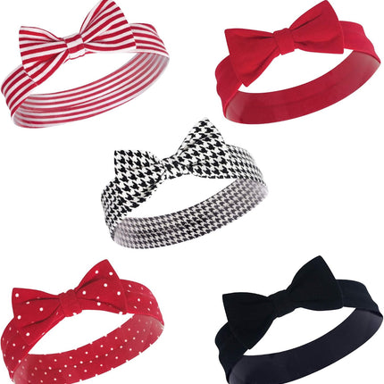 Cotton and Synthetic Headbands, Size 0-24 Months