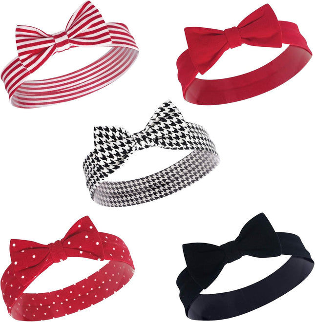 Cotton and Synthetic Headbands, Size 0-24 Months