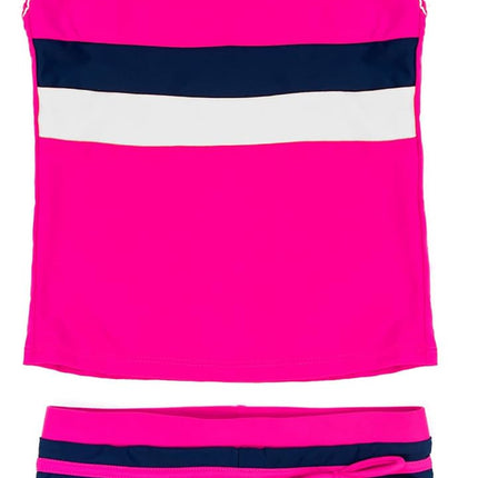 Little Girls' Summer Swimwear Two Piece Boyshort Tankini Kids Swimsuit