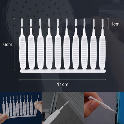 Shower Head Cleaning Brush for Small Holes, 2026 New Anti-Clogging Nozzle Brush for Shower Head,Phone Hole Pore Gap, Household Bathroom Accessory, Multifunctional Crevice Tiny Cleaning Brushes (10PC)